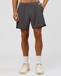 Man wearing Functional Training 7" Short - Dark Storm | Model:Albert | Size:M | Thumbnail Index: 3