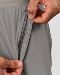Man wearing Functional Training 7" Short - Storm Front | Model:Albert | Size:M | Thumbnail Index: 4