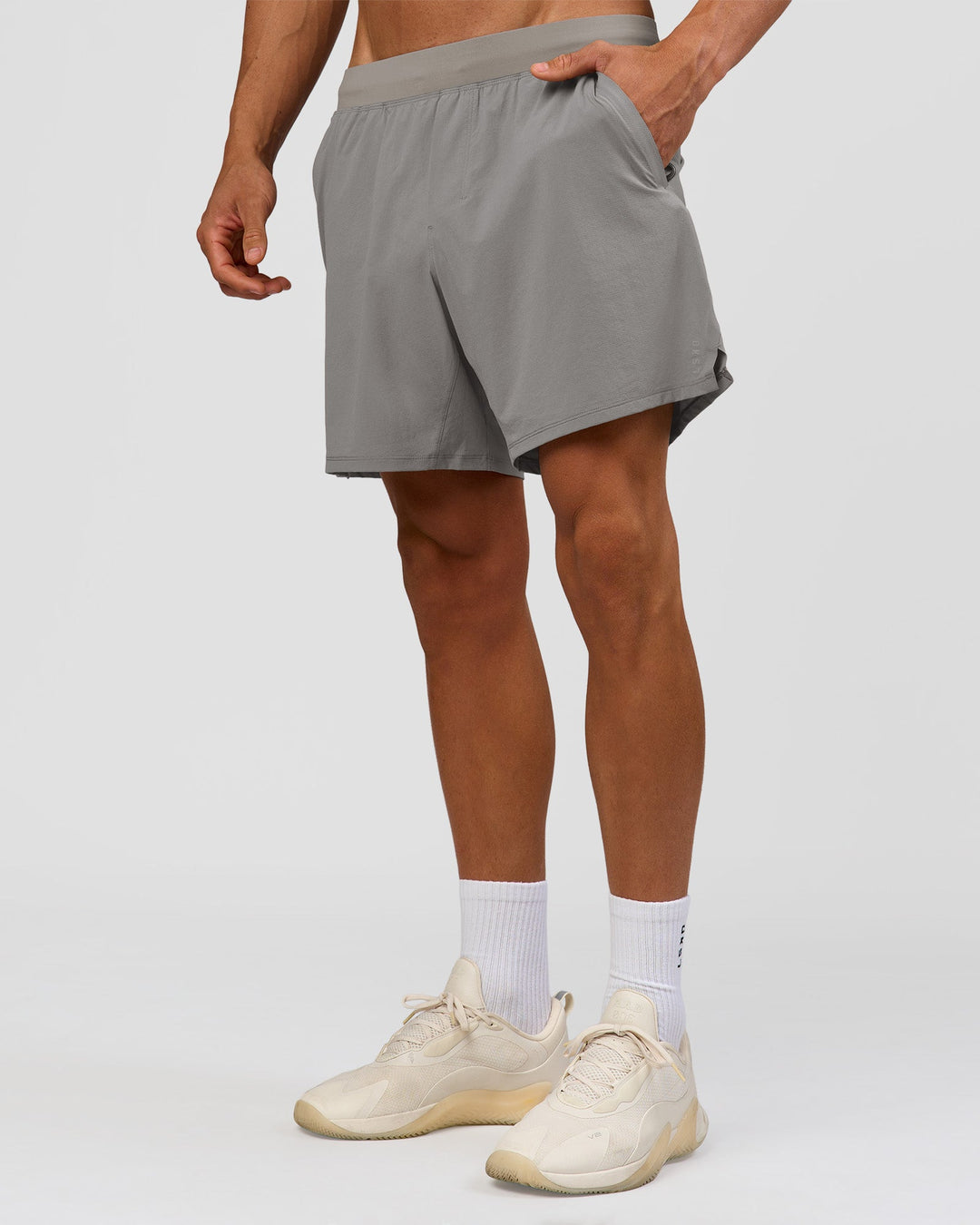 Man wearing Functional Training 7" Short - Storm Front | Model:Albert | Size:M - view 7