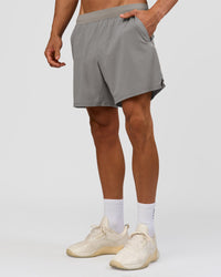 Man wearing Functional Training 7" Short - Storm Front | Model:Albert | Size:M | Thumbnail Index: 6
