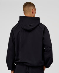 Man wearing Motion Hooded Jacket - Black | Model:Albert | Size:M | Thumbnail Index: 1