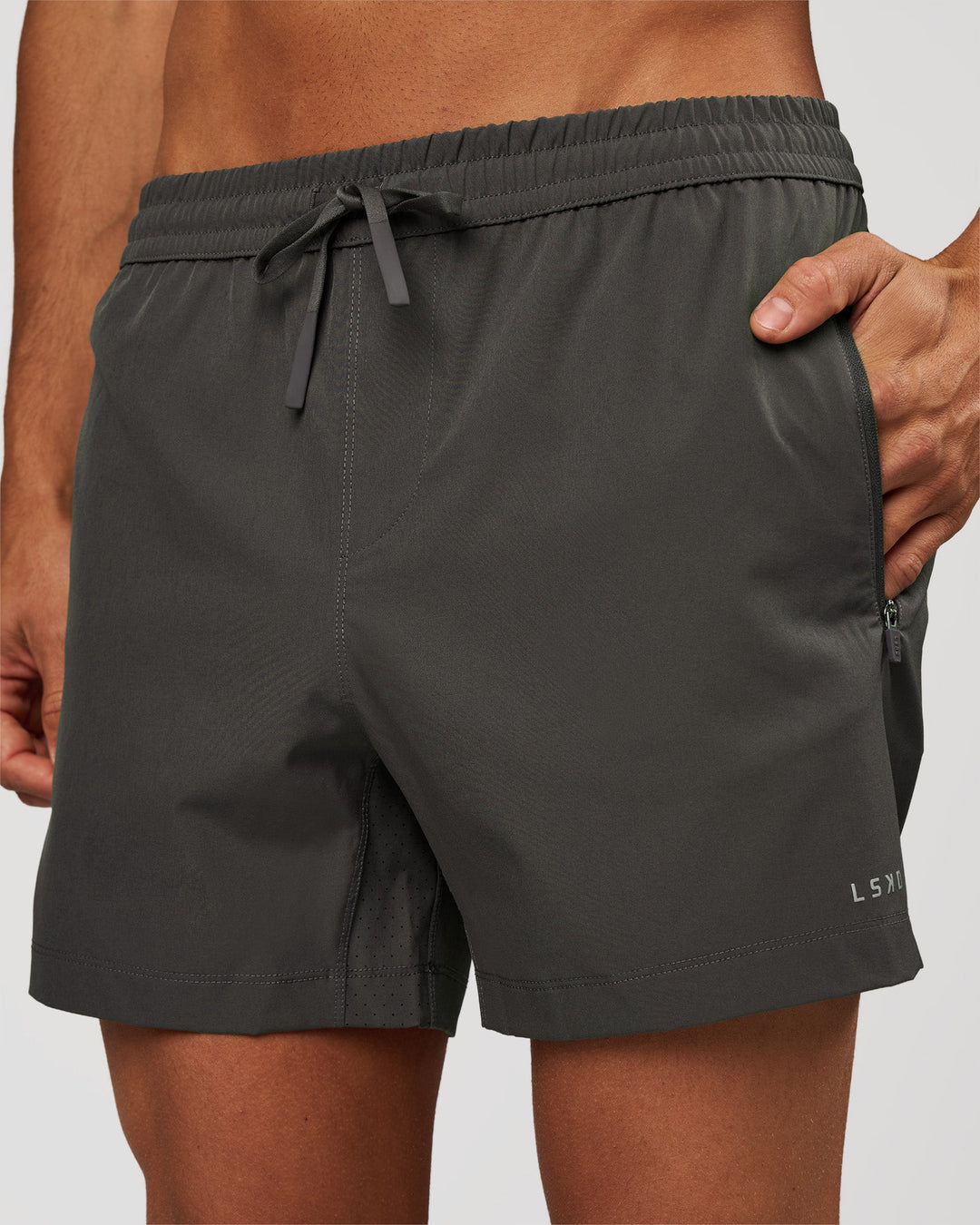 Man wearing Rep 5" Performance Short - Dark Storm | Model:Albert | Size:M - view 1