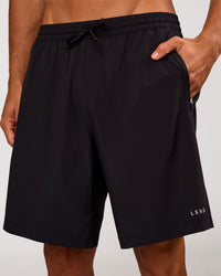 Man wearing Rep 9" Training Short - Black | Model:Albert | Size:M | Thumbnail Index: 0