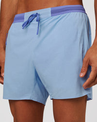 Man wearing UltraAir 5" Lined Performance Short - Bluebell | Model:Albert | Size:M | Thumbnail Index: 0