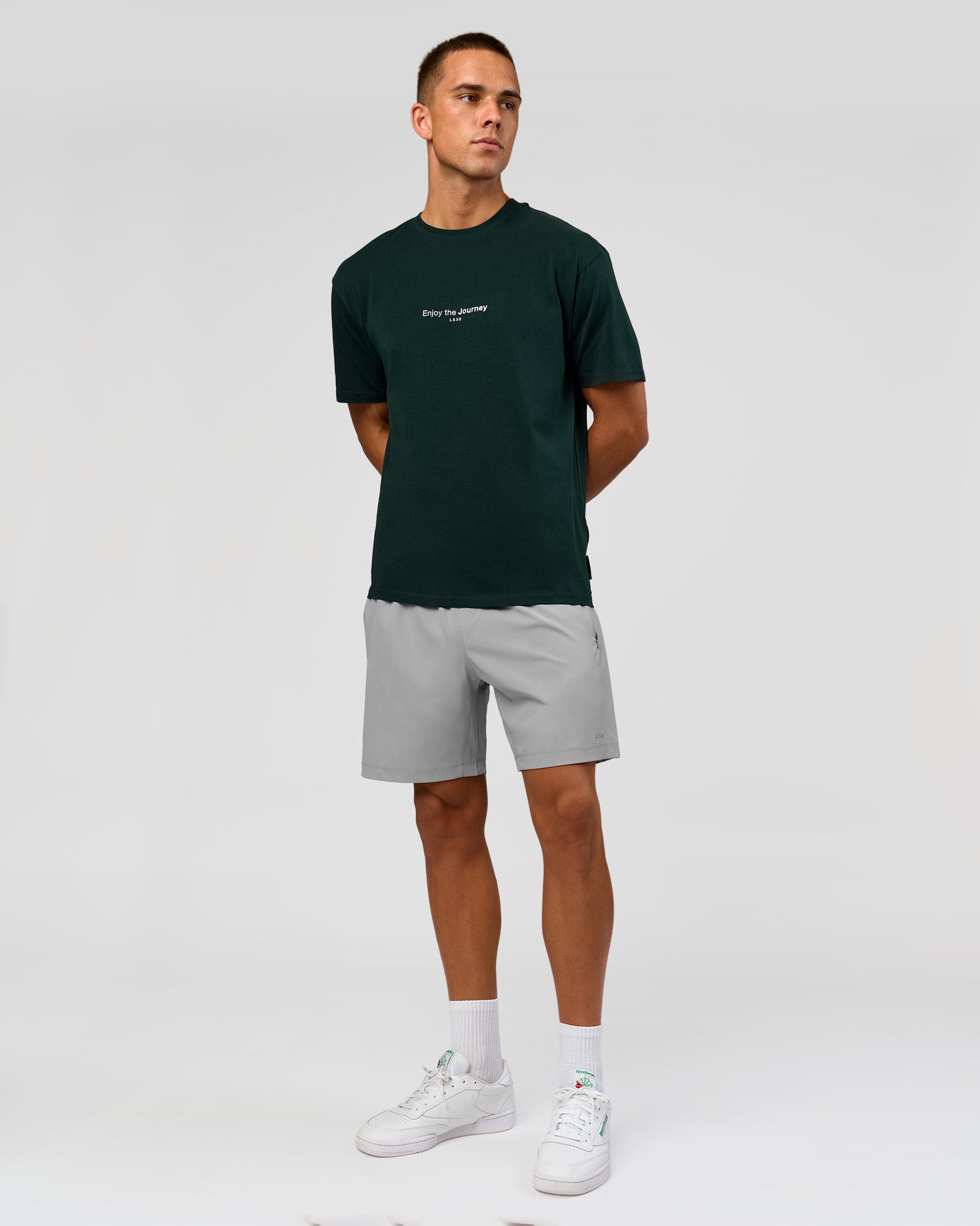 VS1 Enjoy The Journey FLXCotton Oversize Tee - Midnight Green