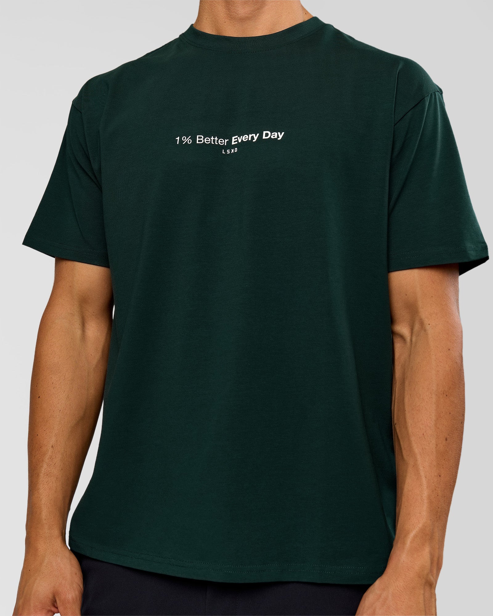 VS6 1% Better FLXCotton Oversize Tee - Midnight Green | LSKD – LSKD US