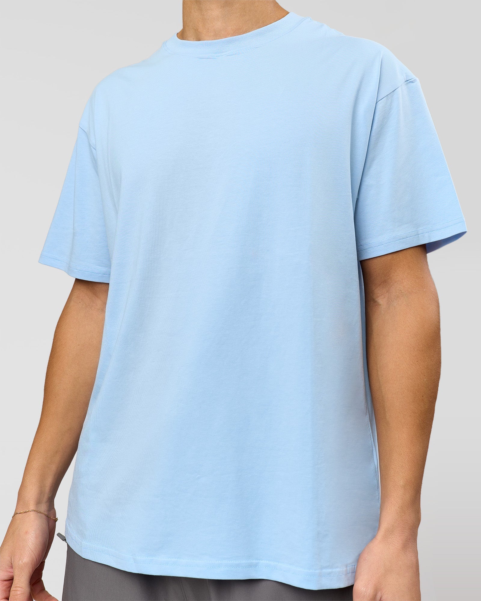 Benchmark FLXCotton Oversized Tee - Open Air-Blue Bell | LSKD