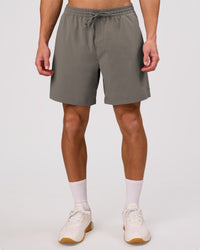 Man wearing Rep Movement 7" Training Short - Storm Front | Model:Leandro | Size:M | Thumbnail Index: 6