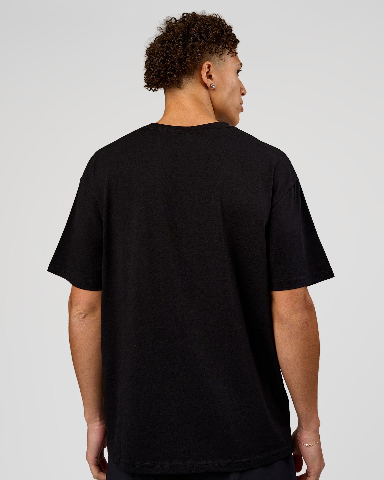 トップス I need okm black S yokosquad flexwitme VS1 Enjoy The Journey FLXCotton Oversize Tee - Black | LSKD – LSKD US