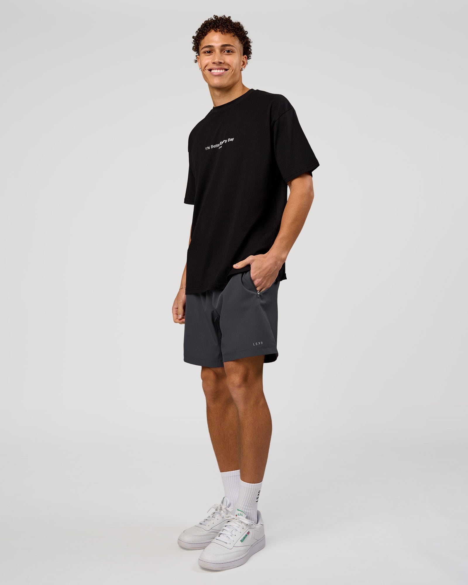 VS6 1% Better FLXCotton Oversize Tee - Black | LSKD – LSKD US