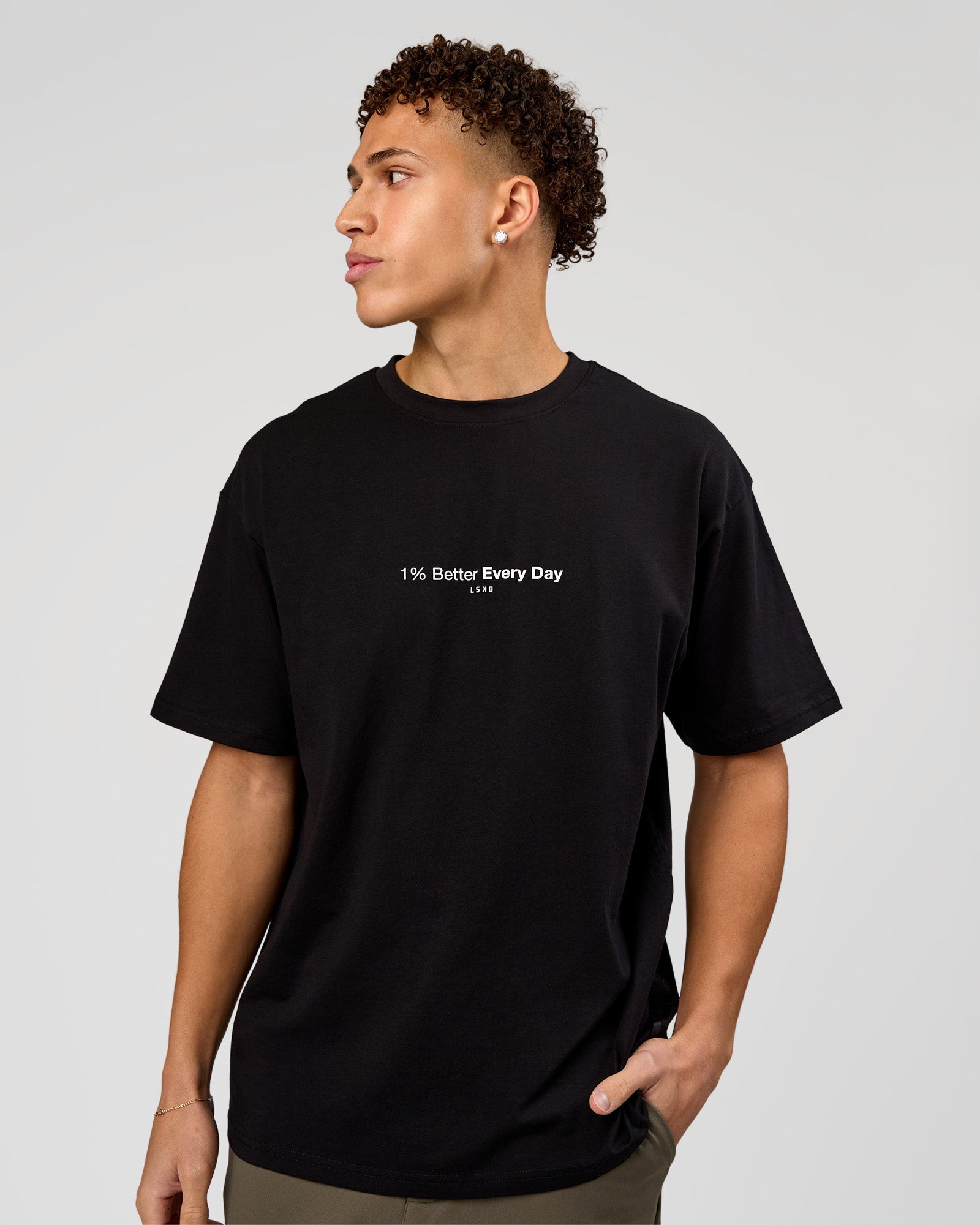 VS6 1% Better FLXCotton Oversize Tee - Black | LSKD – LSKD US