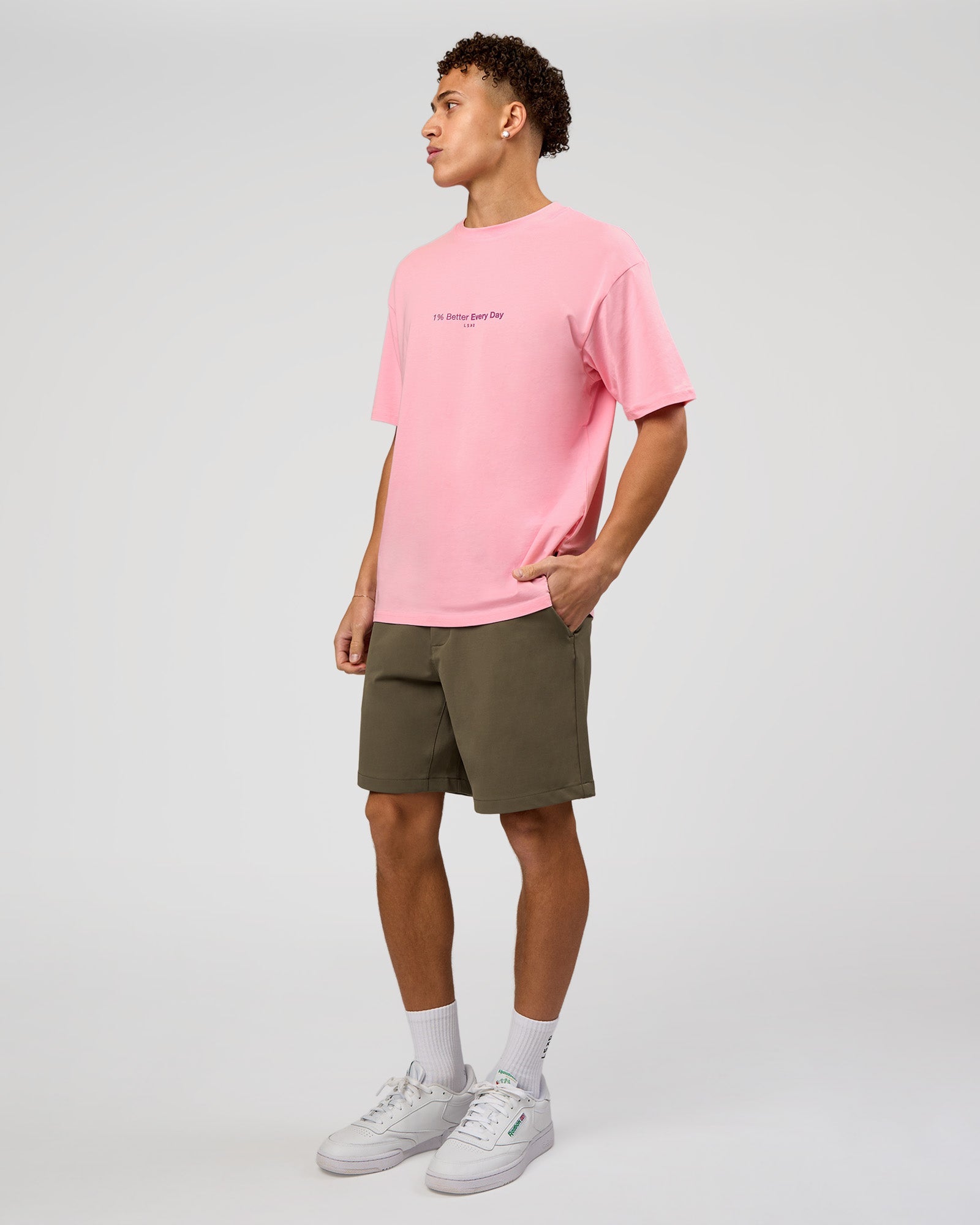 VS6 1% Better FLXCotton Oversize Tee - Pink Rose | LSKD – LSKD US
