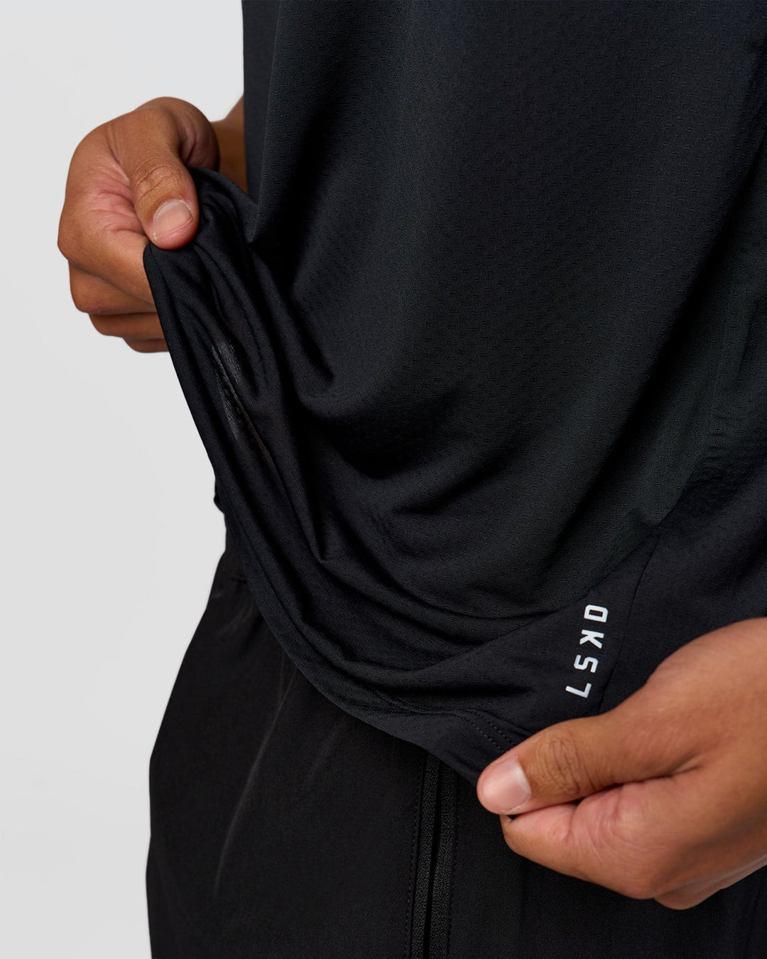 Man wearing Rep Training Tank - Black | Model:Malebo | Size:M - view 4