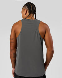 Man wearing Rep Training Tank - Dark Storm | Model:Malebo | Size:M | Thumbnail Index: 1