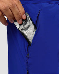 Man wearing UltraAir 5" Lined Performance Short  - Electric Indigo | Model:Malebo | Size:M | Thumbnail Index: 8