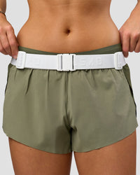 Studio image of Accelerate Run Belt - White-Reflective | Thumbnail Index: 5