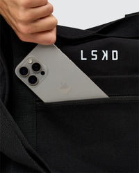 Studio image of Everywhere  Canvas Duffle - Black-White | Thumbnail Index: 4