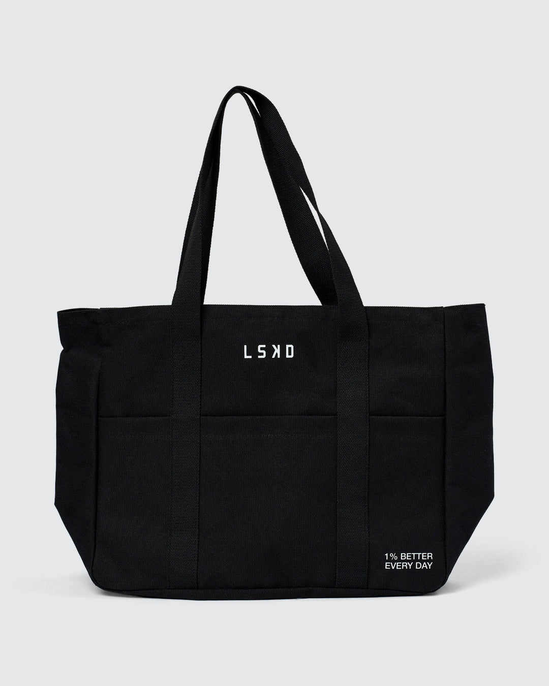 Studio image of Everywhere Canvas Tote - Black-White - view 5