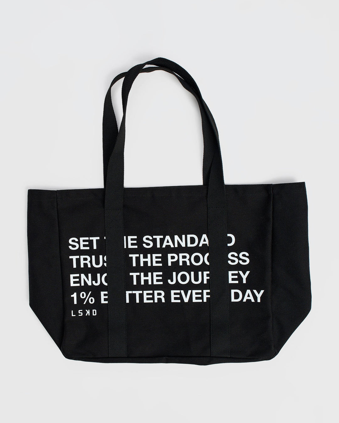 Studio image of Everywhere Canvas Tote - Black-White - view 8