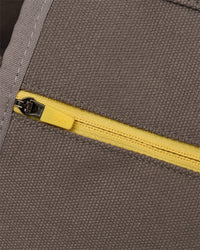 Studio image of Everywhere Canvas Tote - Walnut Grey-Lemon | Thumbnail Index: 6