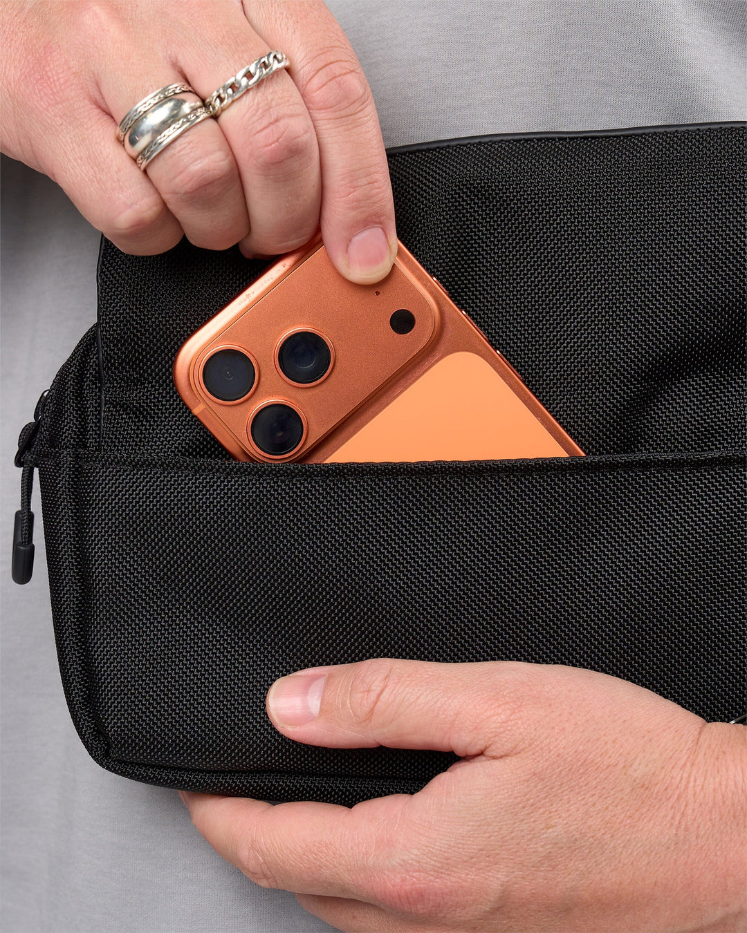 Studio image of Functional Training Crossbody Bag - Black - view 11