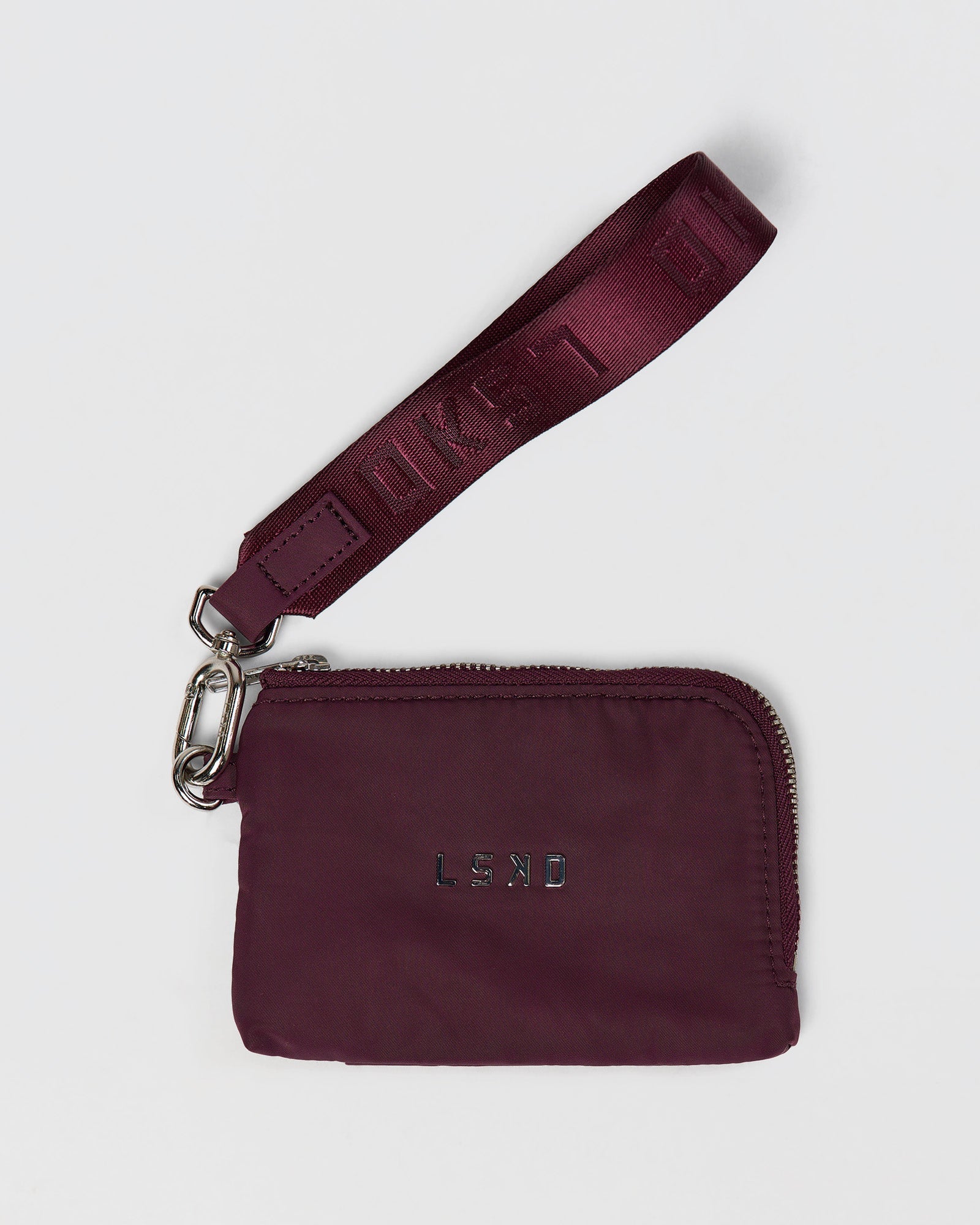 Studio image of Go-To Wristlet Pouch - Cherry Lacquer