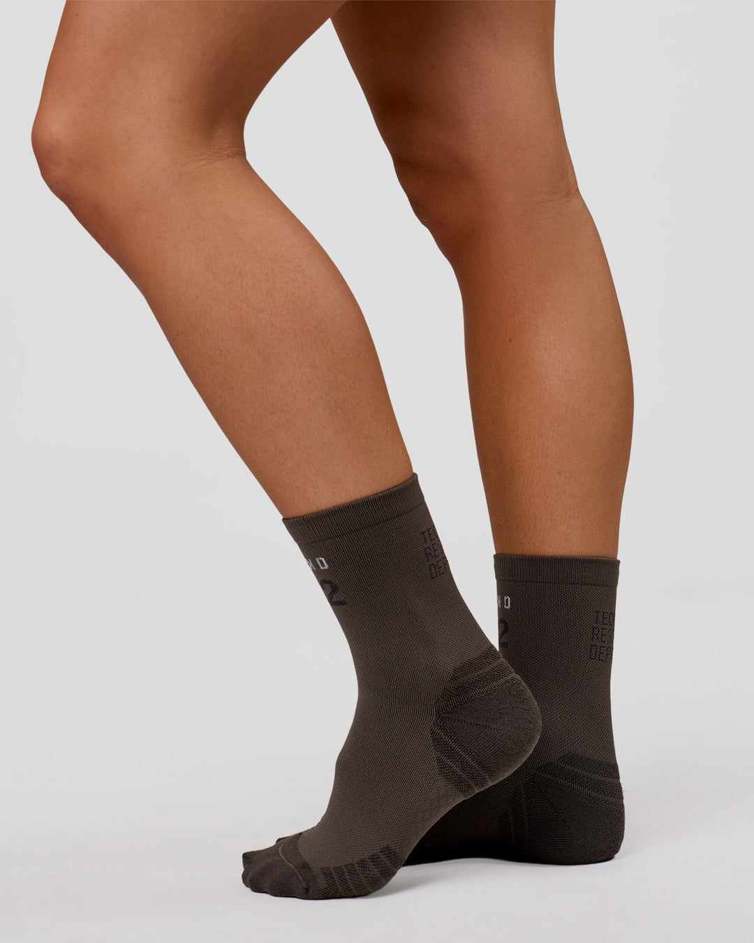 Studio image of Hype Performance Quarter Socks - Onyx-Off White - view 5