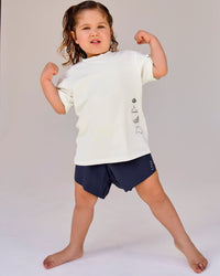 Studio image of Kids Accelerate Run Short - Future Navy | Thumbnail Index: 0