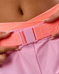 Studio image of Rep Run Belt 2.0 - Pink Rose-Hyper Orange | Thumbnail Index: 3