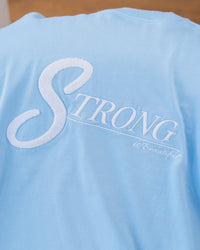 Woman wearing Strong is Beautiful Heavyweight Oversized Tee - Open Air | Model:Charlotte | Size:M | Thumbnail Index: 12