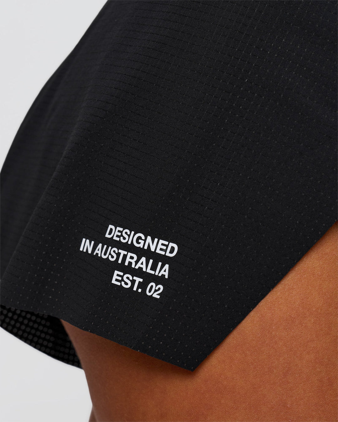 Woman wearing Accelerate 3" High-Rise Running Short - Black-Tech Department | Model:Bianca | Size:S - view 14