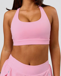 Woman wearing Flow Sports Bra - Pink Rose | Model:Bianca | Size:S | Thumbnail Index: 1