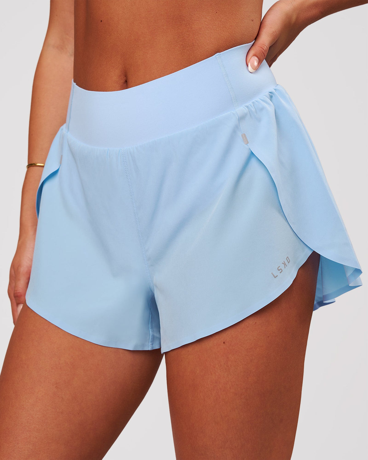 Woman wearing Pacer 3" Run Short - Open Air | Model:Bianca | Size:S - view 1