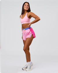 Woman wearing Stamina Amplify Sports Bra - Pink Rose | Model:Bianca | Size:S | Thumbnail Index: 3