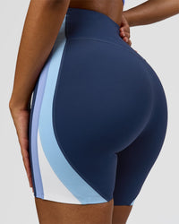 Woman wearing Revitalise Ultra High-Rise 6" Short - Future Navy-Bluebell | Model:Jordan | Size:S | Thumbnail Index: 3