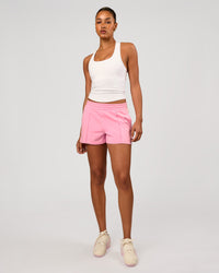 Woman wearing Urban Track Short - Pink Rose | Model:Rosie | Size:S | Thumbnail Index: 2
