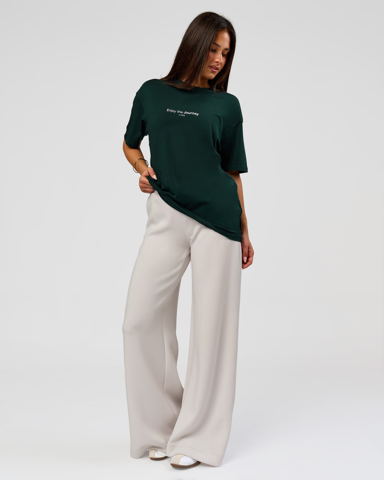 VS1 Enjoy The Journey FLXCotton Oversize Tee - Midnight Green