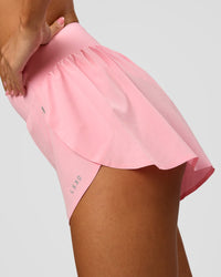 Woman wearing Pacer 3" Run Short - Pink Rose | Model:Charli | Size:XS | Thumbnail Index: 3