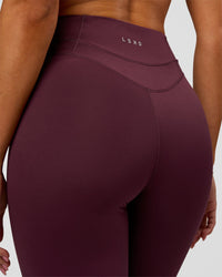 Woman wearing Solstice High-Rise Full Length Legging - Cherry Lacquer | Model:Charli | Size:XS | Thumbnail Index: 5