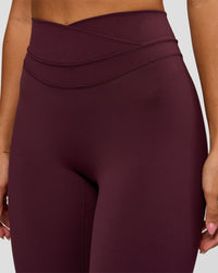 Woman wearing Solstice High-Rise Full Length Legging - Cherry Lacquer | Model:Charli | Size:XS | Thumbnail Index: 7