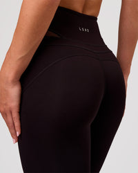 Woman wearing Dare High-Rise Full Length Legging - Black | Model:Issy | Size:XS | Thumbnail Index: 7