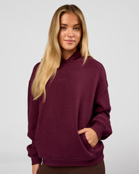 Go-To Oversized Hoodie - Cherry Lacquer | Thumbnail Index: 0