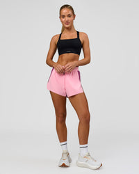 Woman wearing High Velocity Sports Bra - Black | Model:Issy | Size:XS | Thumbnail Index: 3