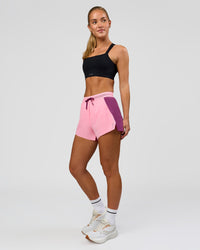 Woman wearing High Velocity Sports Bra - Black | Model:Issy | Size:XS | Thumbnail Index: 4