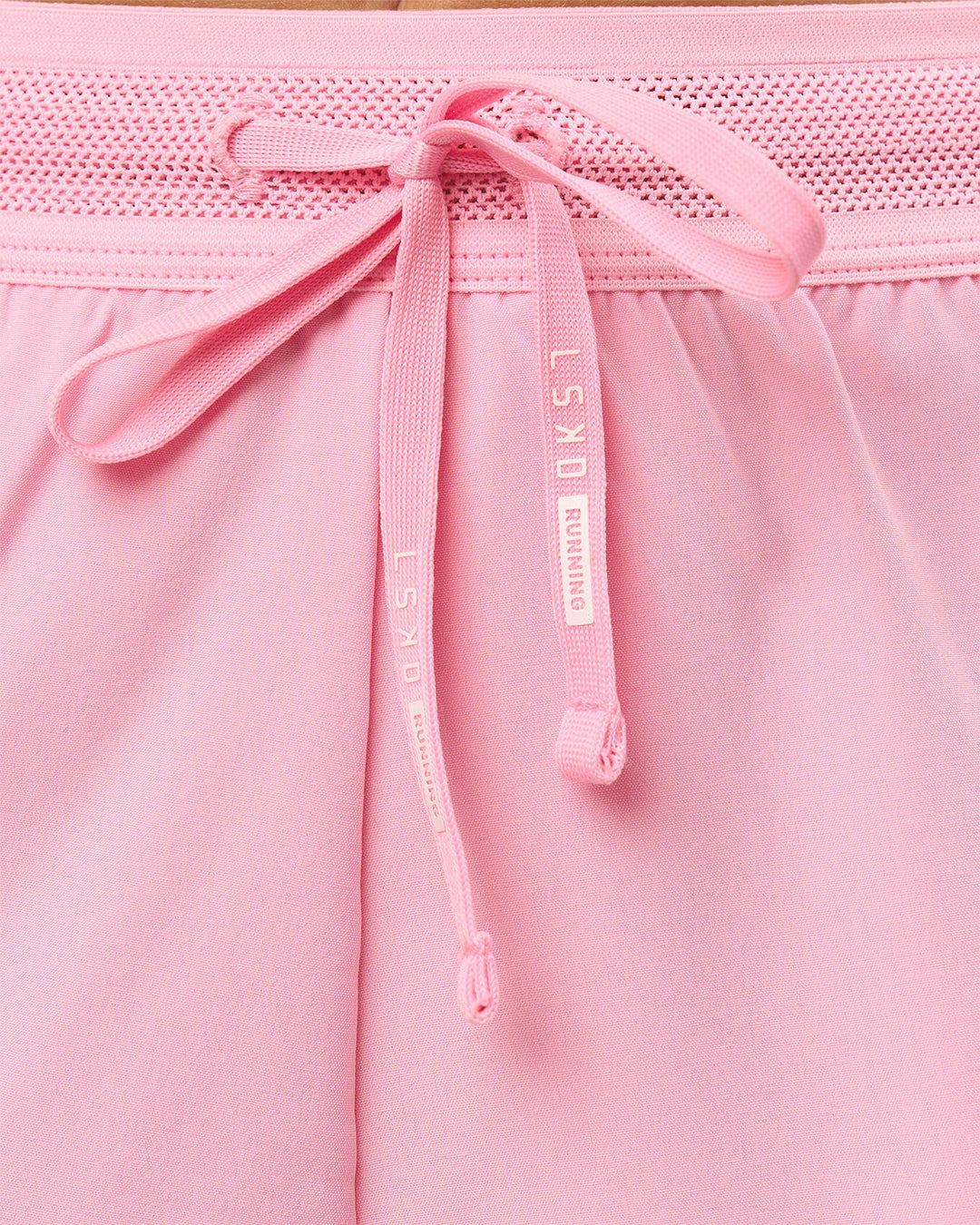 Woman wearing Accelerate 3" High-Rise Running Short - Pink Rose | Model:Taneisha | Size:XS - view 8