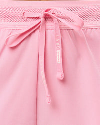 Woman wearing Accelerate 3" High-Rise Running Short - Pink Rose | Model:Taneisha | Size:XS | Thumbnail Index: 7