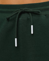 Woman wearing Fast Track Lounge Short - Midnight Green-White | Model:Taneisha | Size:XS | Thumbnail Index: 8