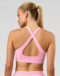 Woman wearing Stamina Sports Bra - Pink Rose | Model:Taneisha | Size:XS | Thumbnail Index: 1