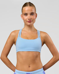 Woman wearing Velocity Sports Bra - Open Air | Model:Taneisha | Size:XS | Thumbnail Index: 3