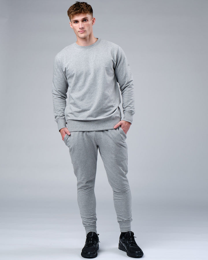 Unisex Rival FLXFleece Training Fit Sweater - Lt Grey Marl